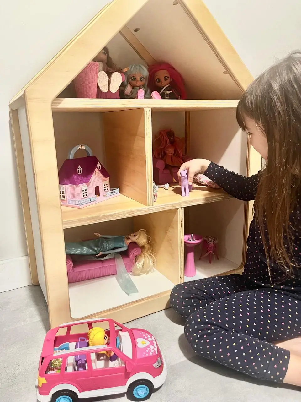 Casita juguetero montessori