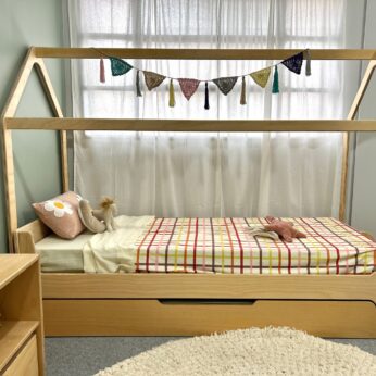 Cama Abelia+ carrito + CASITA desmontable