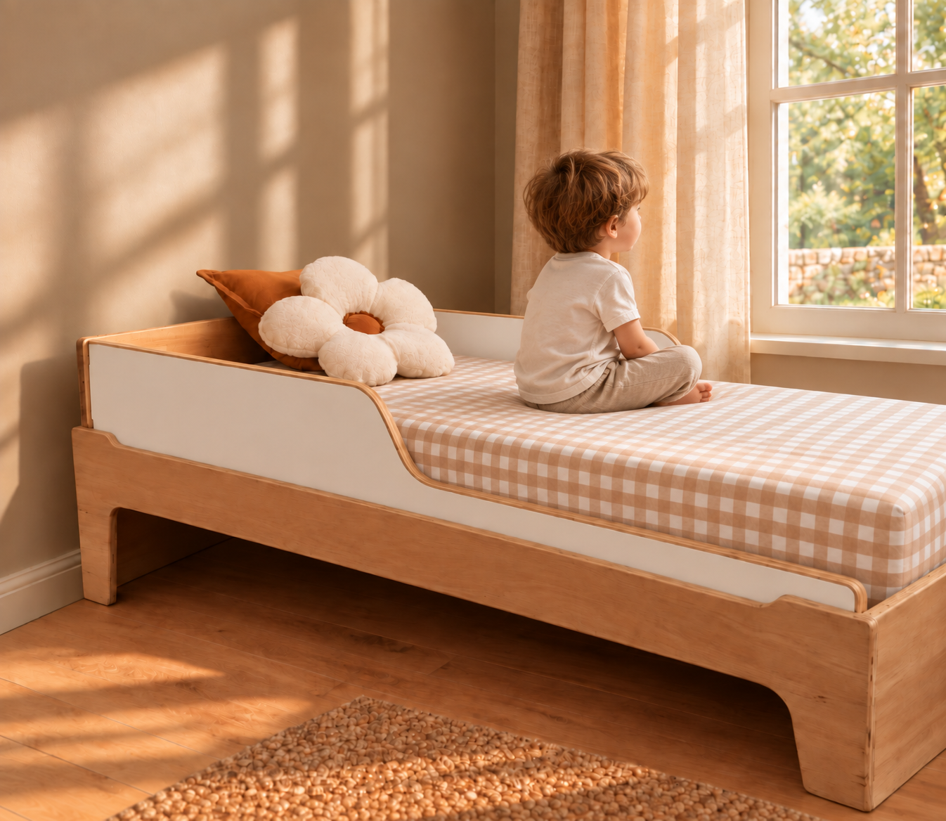 Cama Evolutiva Montessori Abelia Madera con Barandas - FLASH SALE - precio MAYORISTA - Imagen 4